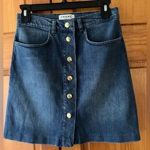 Frame women’s denim skirt